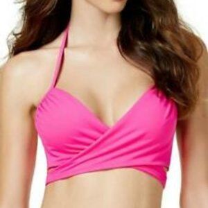 Sundazed Underwire wrap Bikini Top New Pink